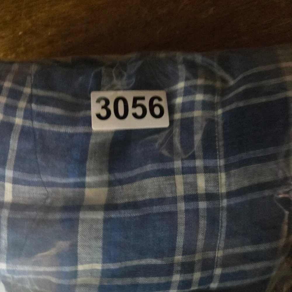 Polo Ralph Lauren Linen Shirt Mens XL Blue Lowell Sport Plaid Button Down NWT